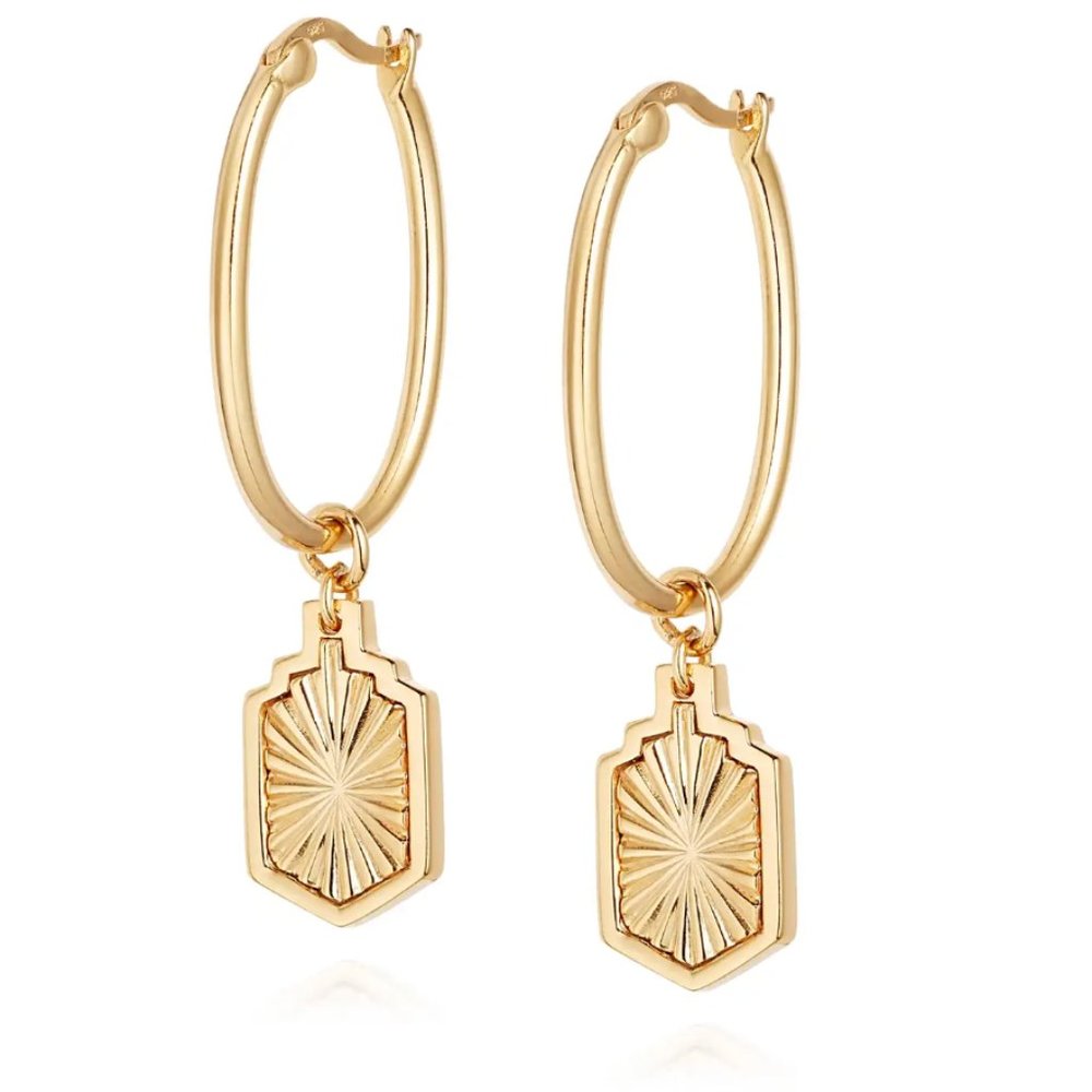 ESTÉE LALONDE X DAISY SUNBURST SHIELD HOOPS